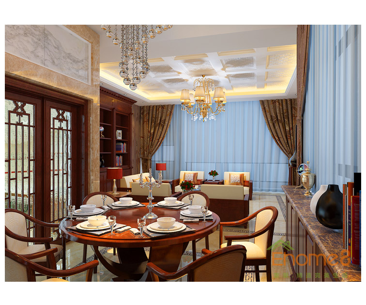 大美天第躍層餐廳效果圖3