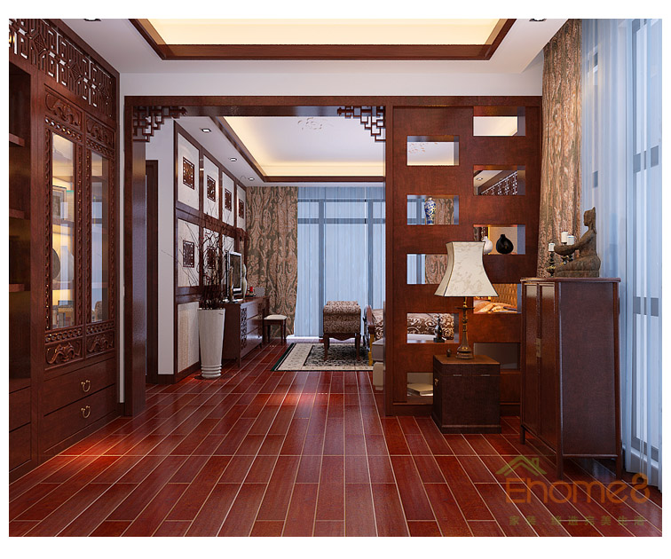 大美天第古色古香主人房外室裝修效果圖