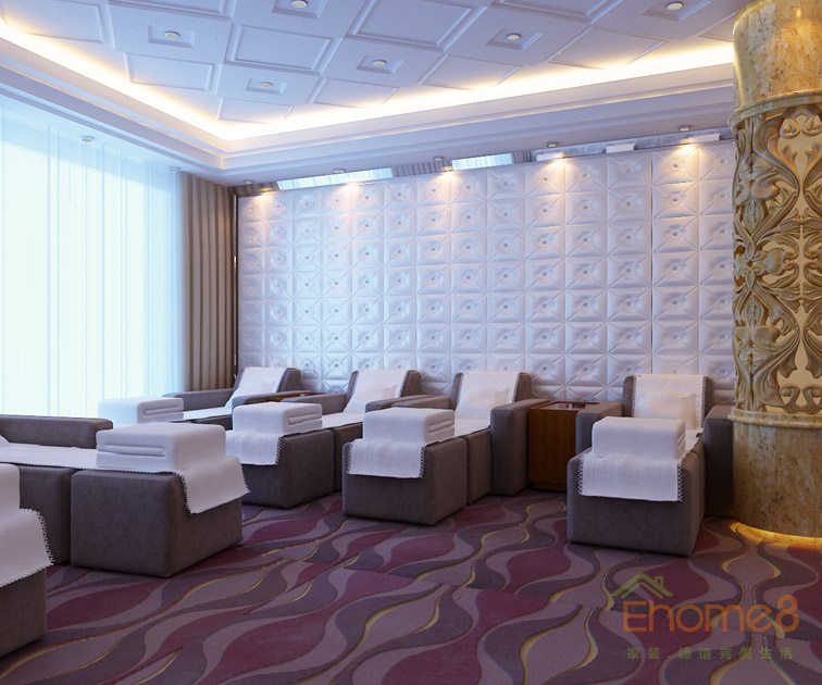 田園風(fēng)金秀華東大酒店歐式大廳按摩裝修效果圖1