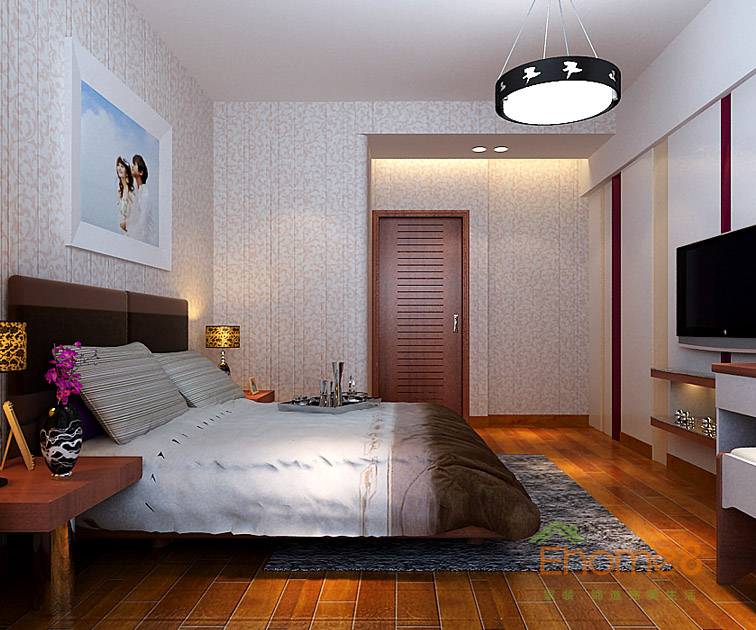 128㎡躍層美式風(fēng)格次臥裝修效果圖