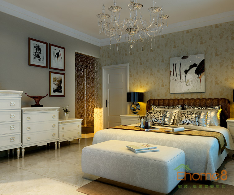 78㎡兩房一廳歐式風(fēng)格主臥裝修效果圖52.jpg