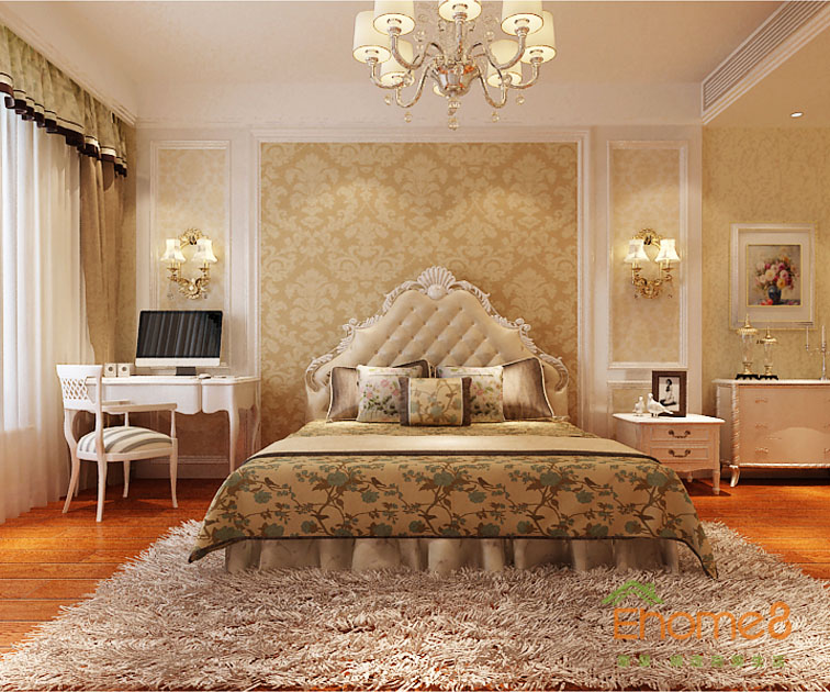 112㎡三房一廳歐式風(fēng)格主人房裝修效果圖33.jpg