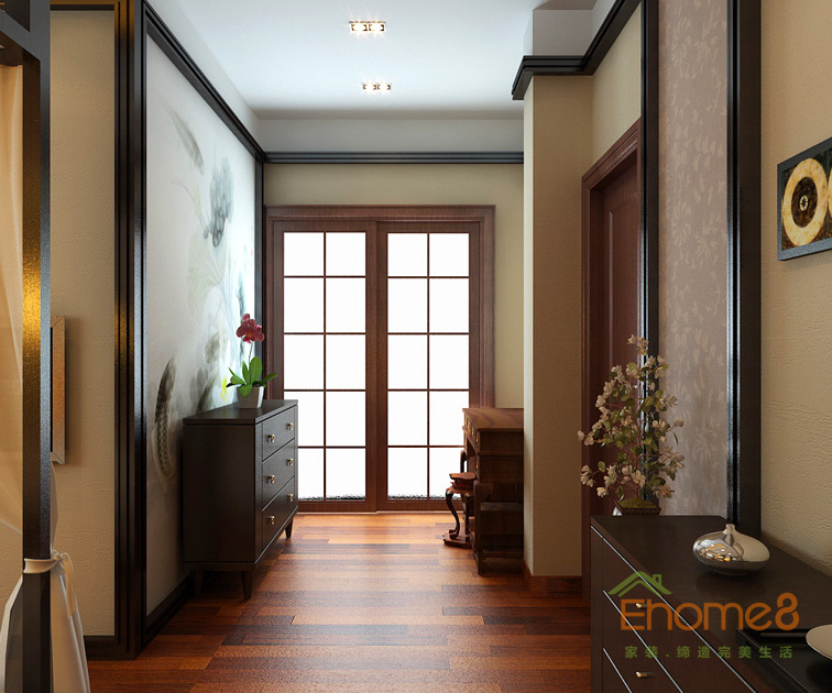 179㎡復(fù)式中式簡(jiǎn)約風(fēng)格入戶(hù)玄關(guān)裝修效果圖