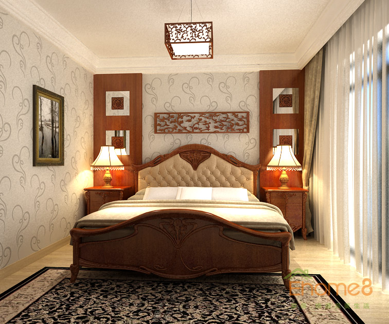 172㎡躍層法式風格主人房裝修效果圖